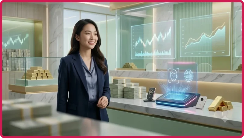 Biểu tượng bảo mật kỹ thuật số minh họa tầm quan trọng của việc đăng nhập an toàn