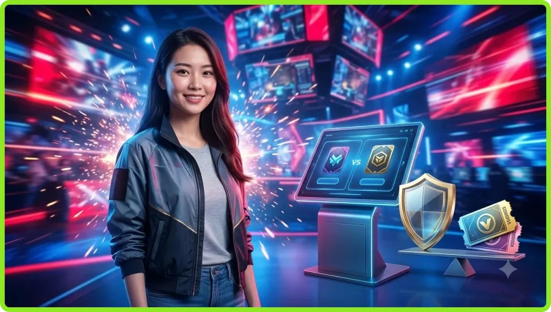 Minh họa khái niệm miễn trừ trách nhiệm với biểu tượng lá chắn số hóa bảo vệ người dùng