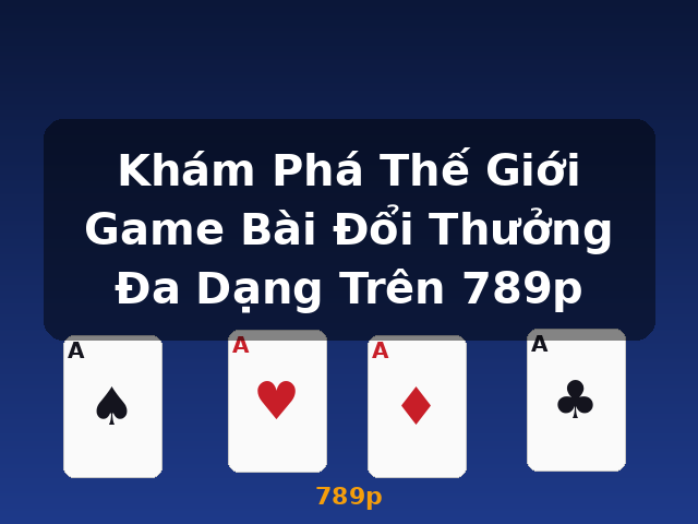 Khám Phá Thế Giới Game Bài Đổi Thưởng Đa Dạng Trên 789p - 789p